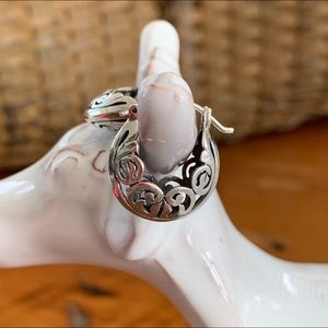 Silpada Jewelry - Silpada Filigree Open Hoop P1126-Retired Silpada Jewelry - Silpada Filigree Open Hoop P1126-Retired